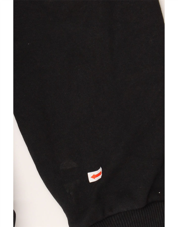 Męski sweter z kapturem i zamkiem NIKE, duży, czarny, bawełniany