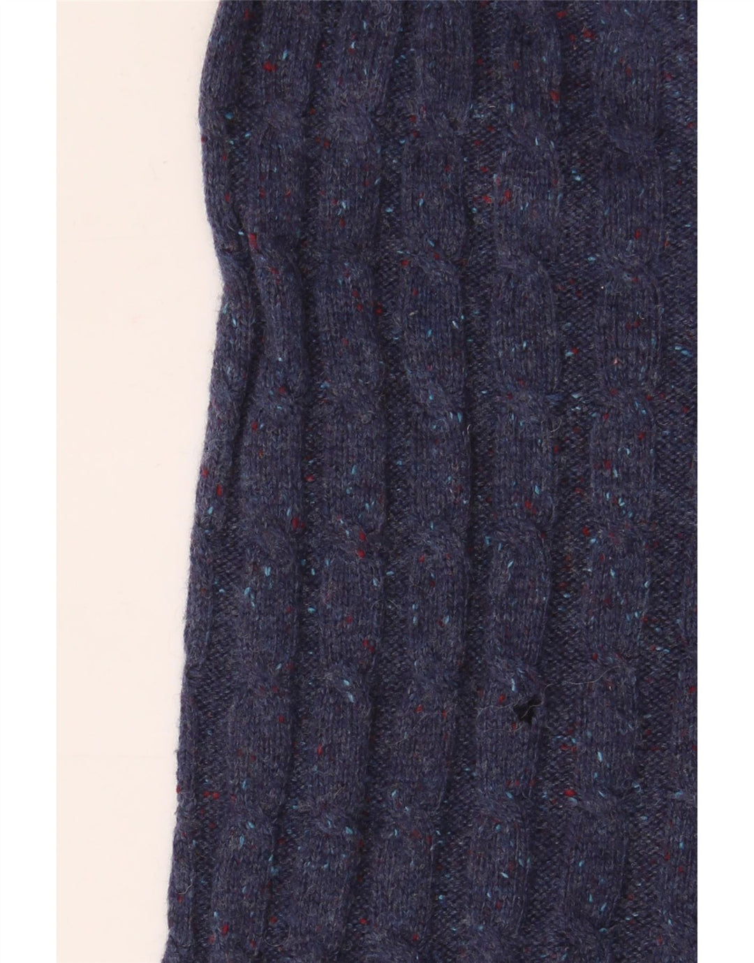 JACK WILLS Męski sweter z okrągłym dekoltem, duży, granatowy, nakrapiany