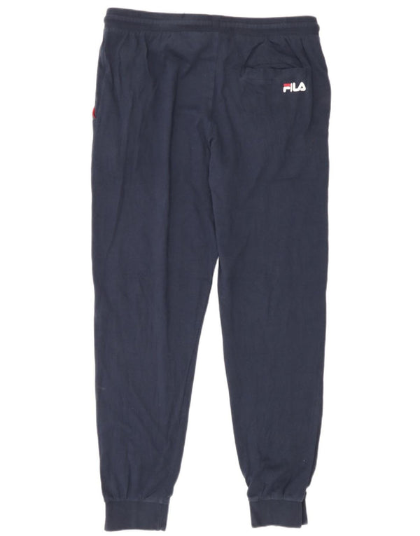 Męskie spodnie dresowe Fila Joggers XL Granatowe, bawełniane