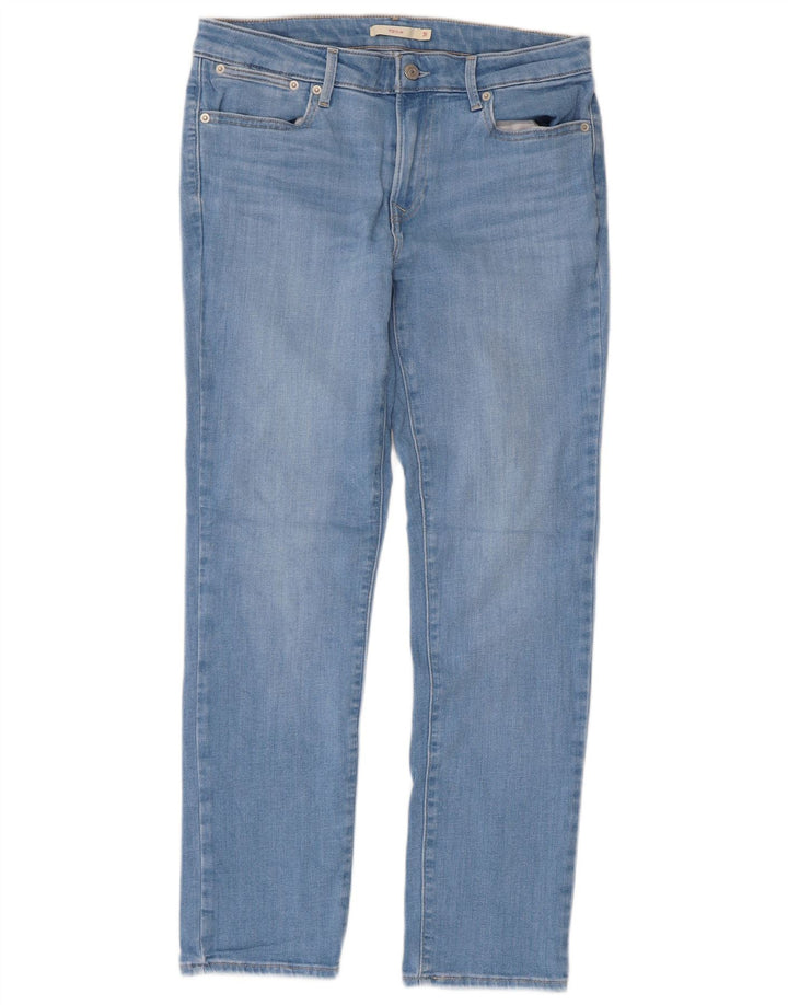 Damskie jeansy LEVI'S 712 Slim W31 L30 Niebieskie bawełniane