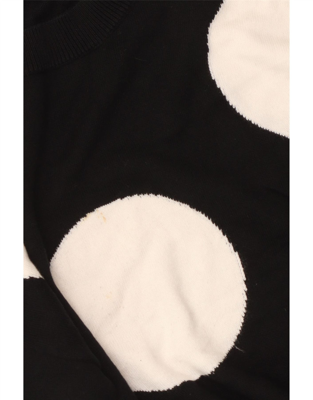 Damski sweter z okrągłym dekoltem French Connection UK 10 Small Black Spotted