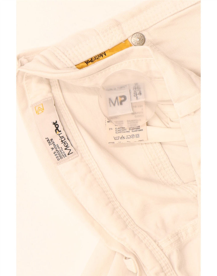 Damskie jeansy Meltin' Pot W36 L34 Biała bawełna