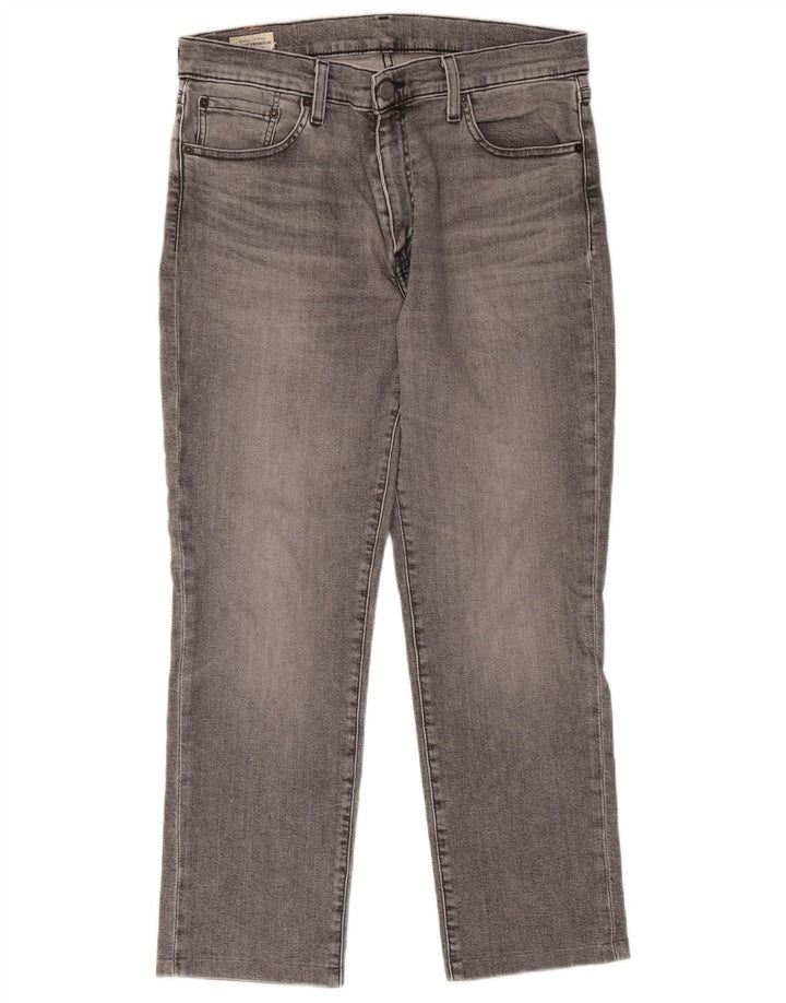 Męskie jeansy Levi's 511 Slim W33 L32 Szara bawełna