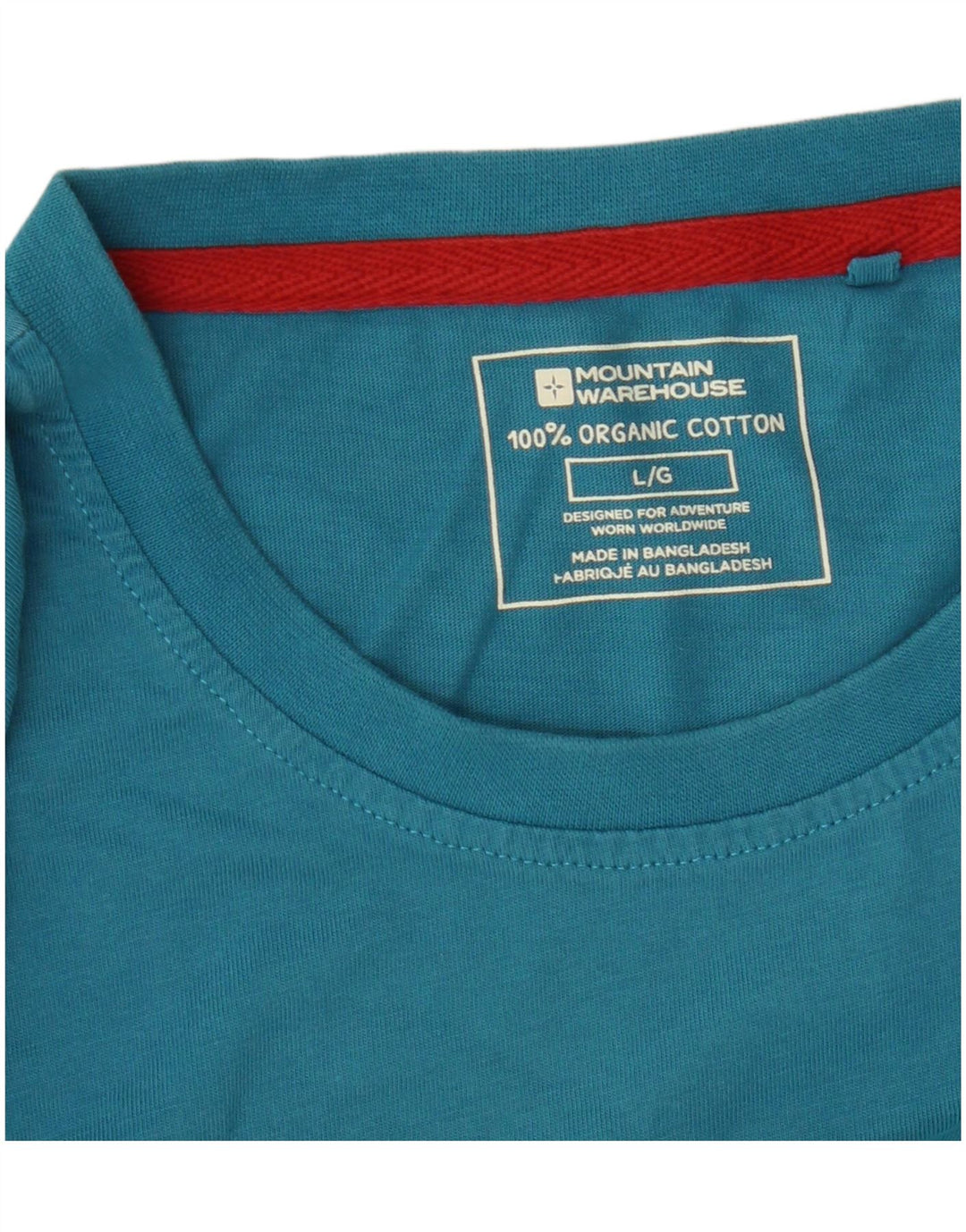 Męski T-shirt z grafiką Mountain Warehouse, duży, niebieski, bawełniany