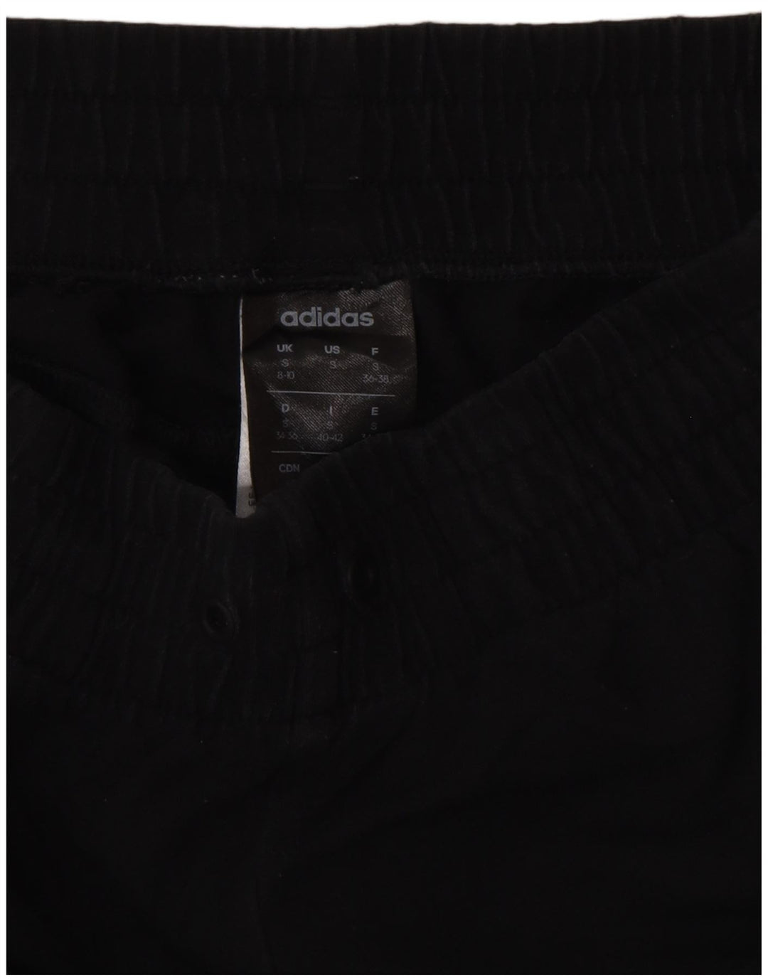 Damskie spodnie dresowe ADIDAS Joggers UK 8/10 Małe, czarne, bawełniane