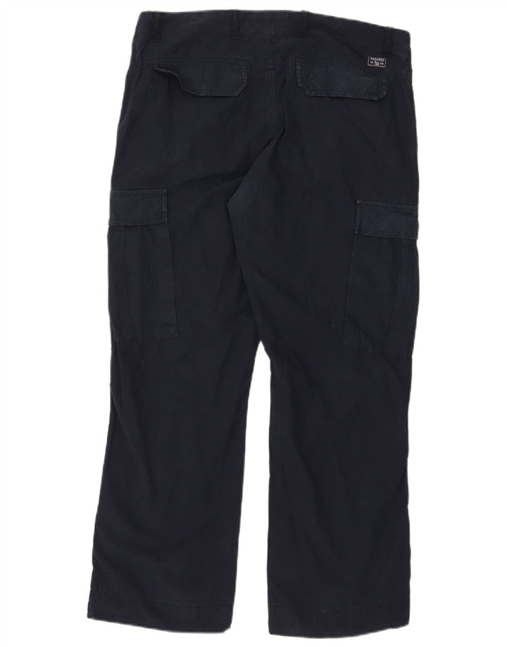 Spodnie męskie Woolrich Straight Cargo W34 L27 Granatowe
