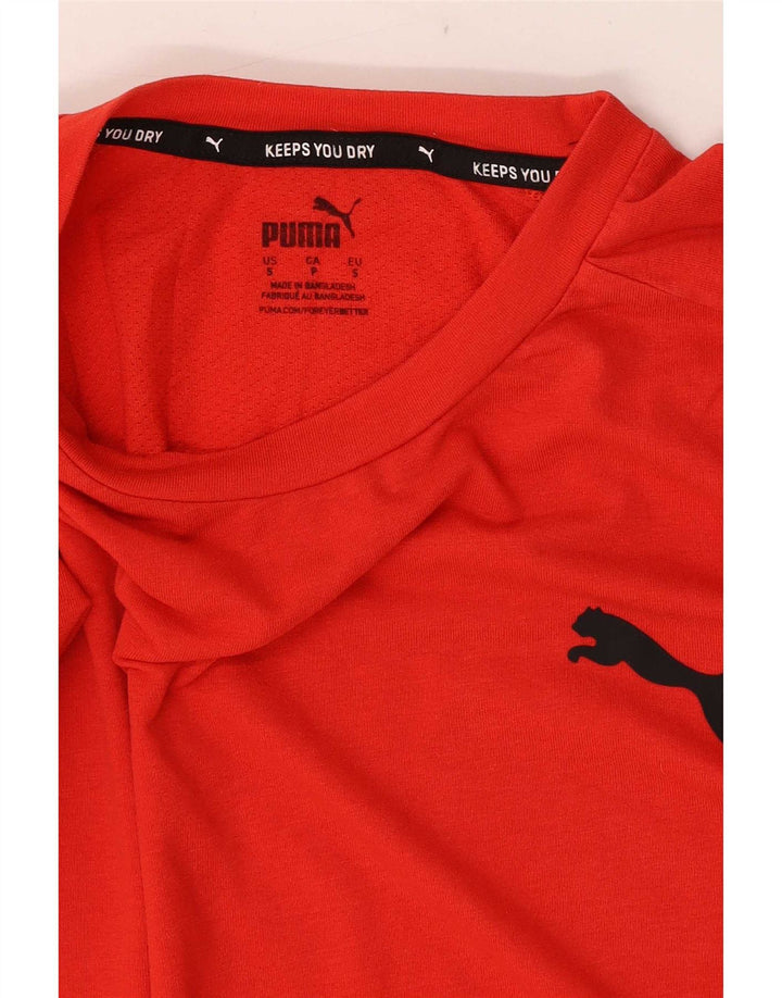 T-shirt męski Puma, mały, czerwony