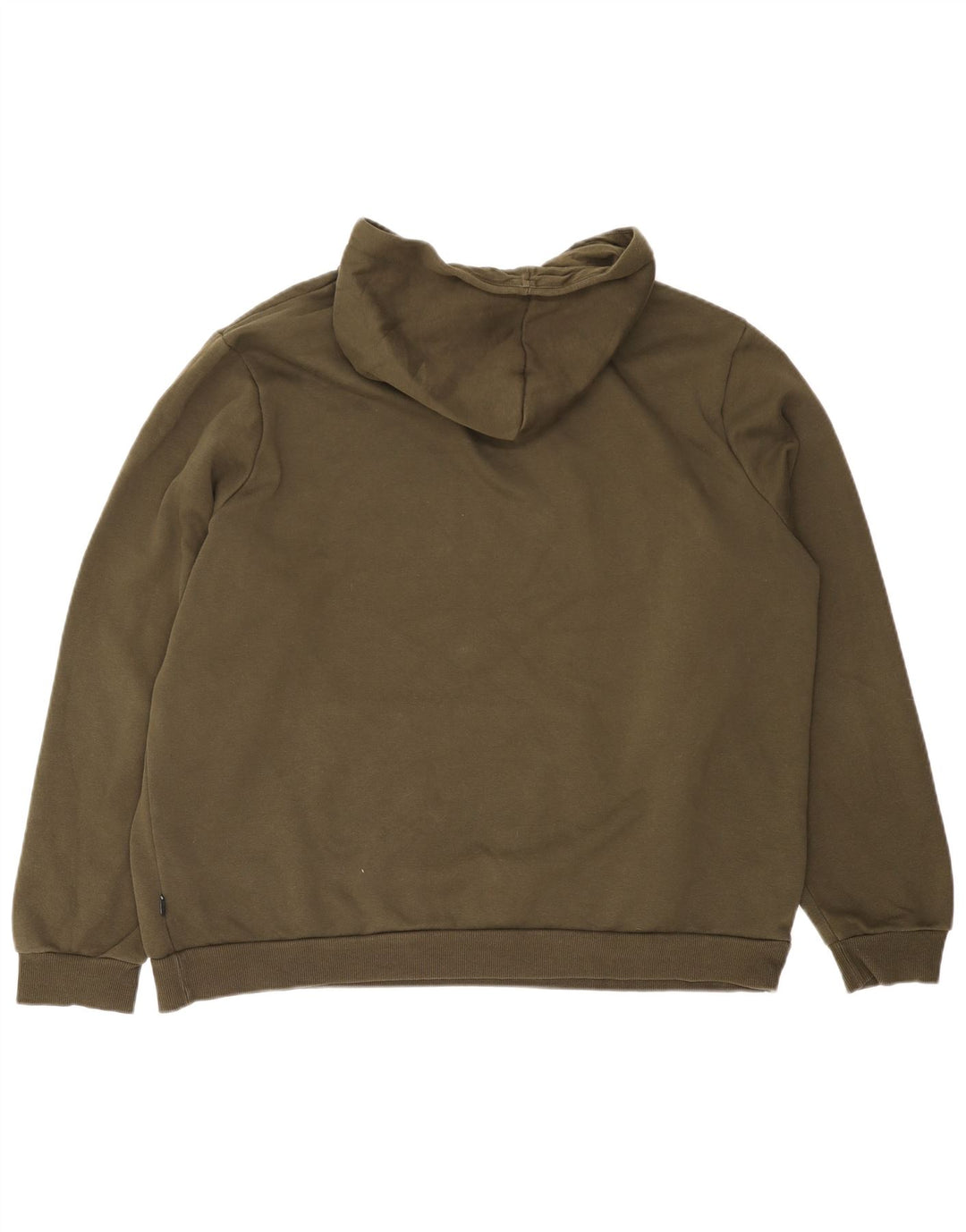 Męski sweter z kapturem i grafiką PUMA 2XL, bawełna khaki