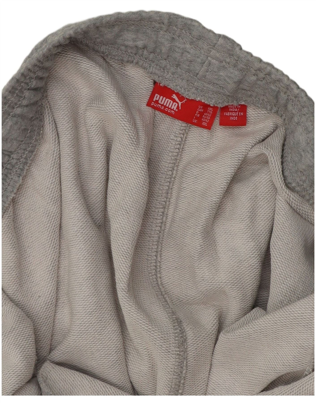 Męskie spodnie dresowe Puma Joggers 2XL Szara bawełna w plamki