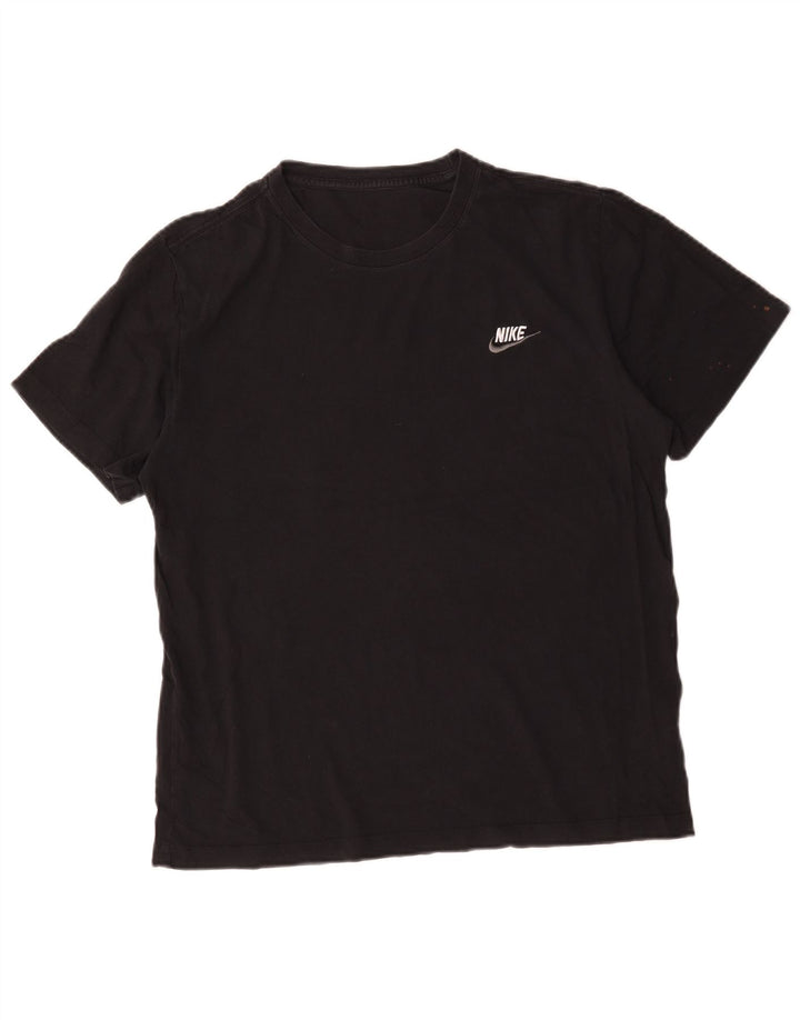 Męski T-shirt Nike, duży, czarny, bawełniany
