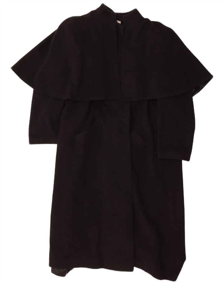 Damski płaszcz oversize Jasper Conran UK 14, duży, czarny kaszmir
