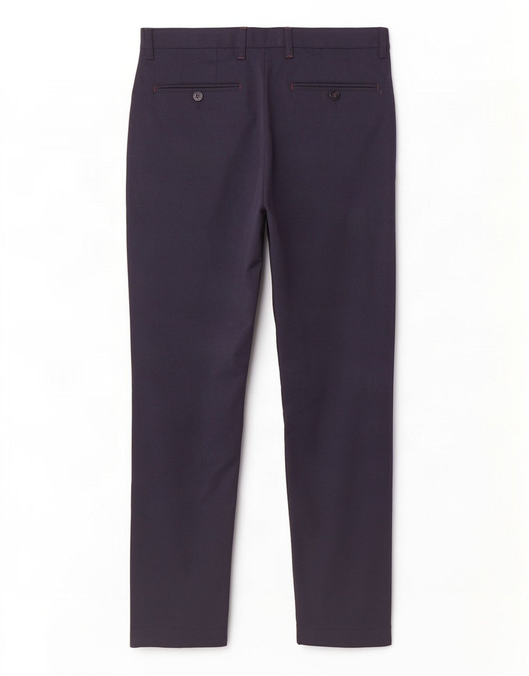 Męskie proste spodnie garniturowe Ted Baker W32 L30 Granatowy poliester