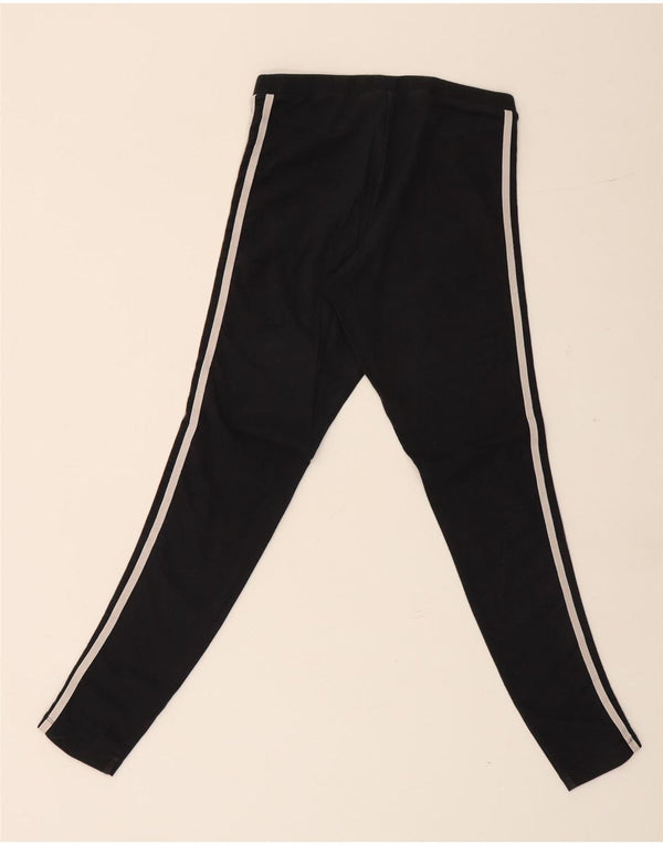 Legginsy Damskie Adidas UK 10 Małe Czarne Bawełniane