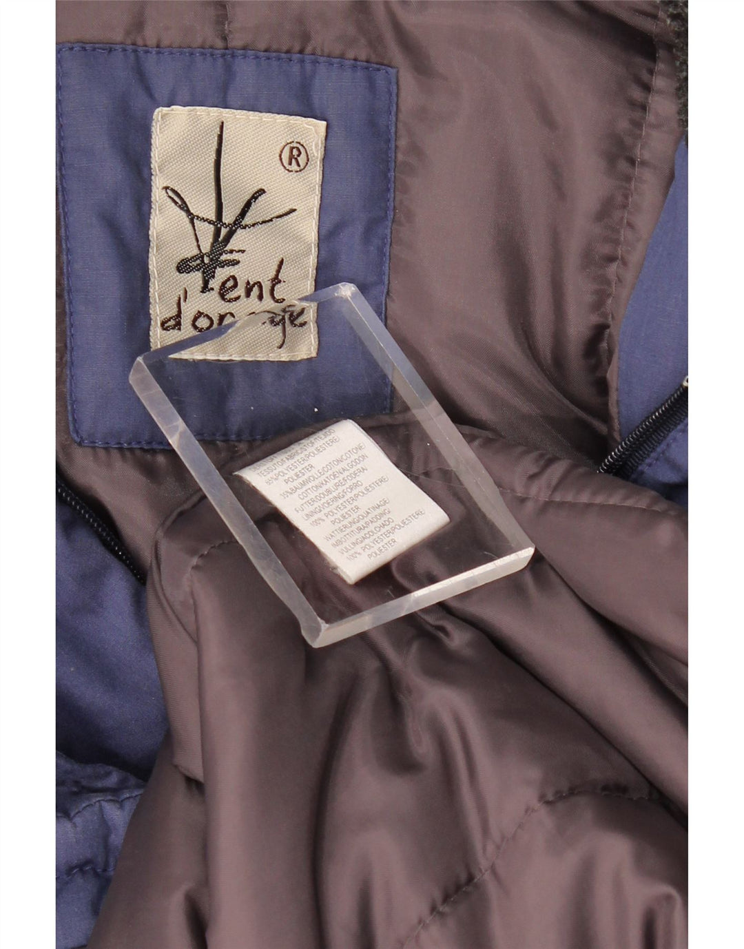 Damska kurtka wiatrówka VINTAGE UK 20 2XL Granatowy poliester