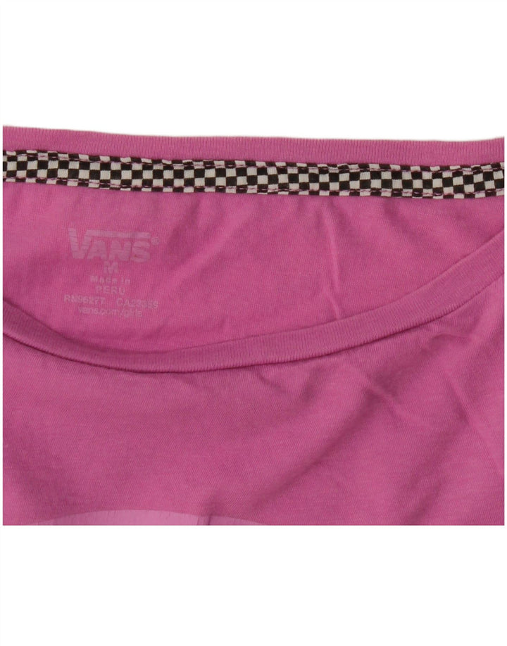 Damska koszulka z grafiką Vans Top UK 12, średni róż