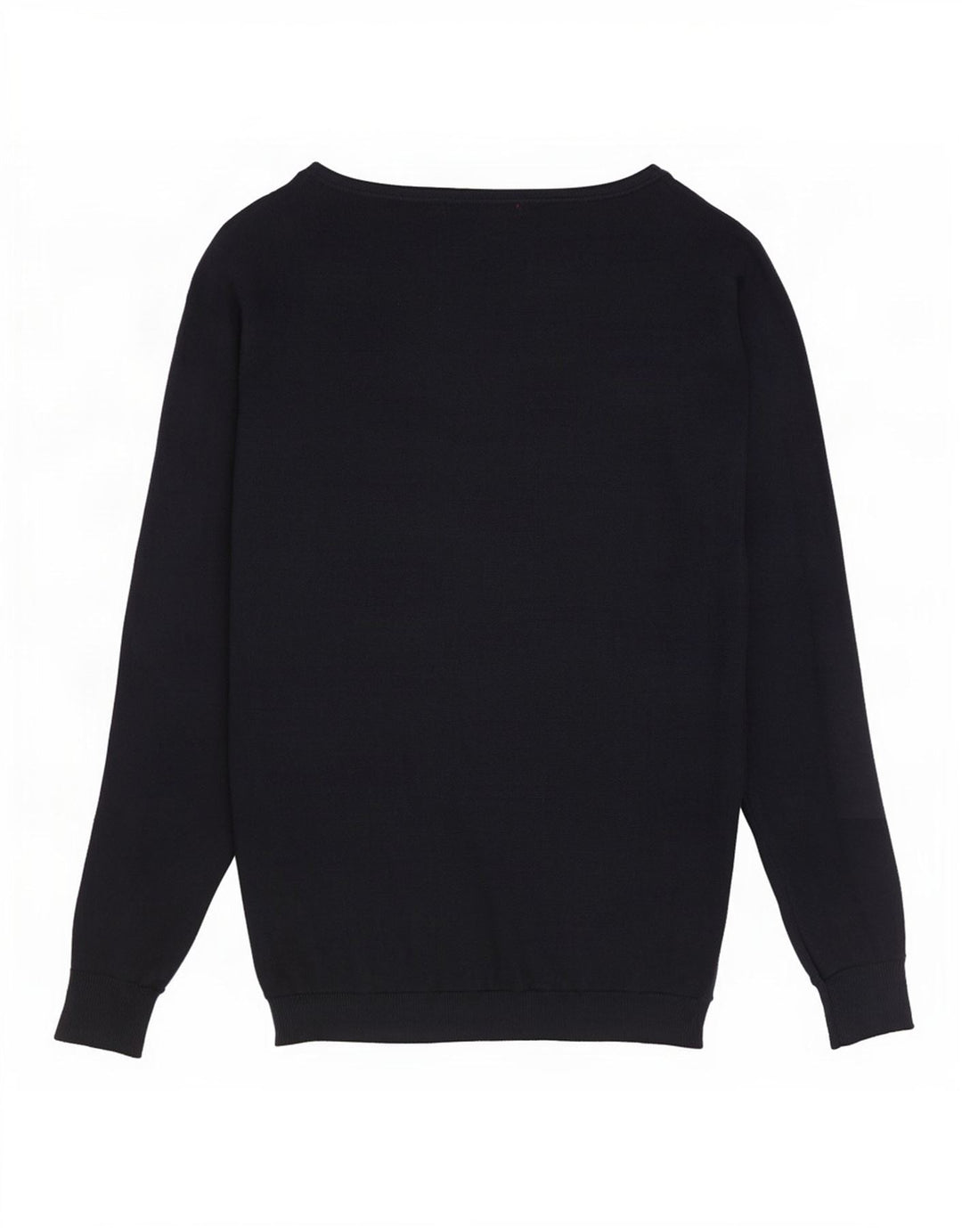 Damski sweter Guess z graficznym dekoltem w łódkę, UK 14, średni granatowy