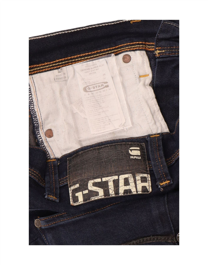 Damskie jeansy slim G-Star W28 L32 granatowe