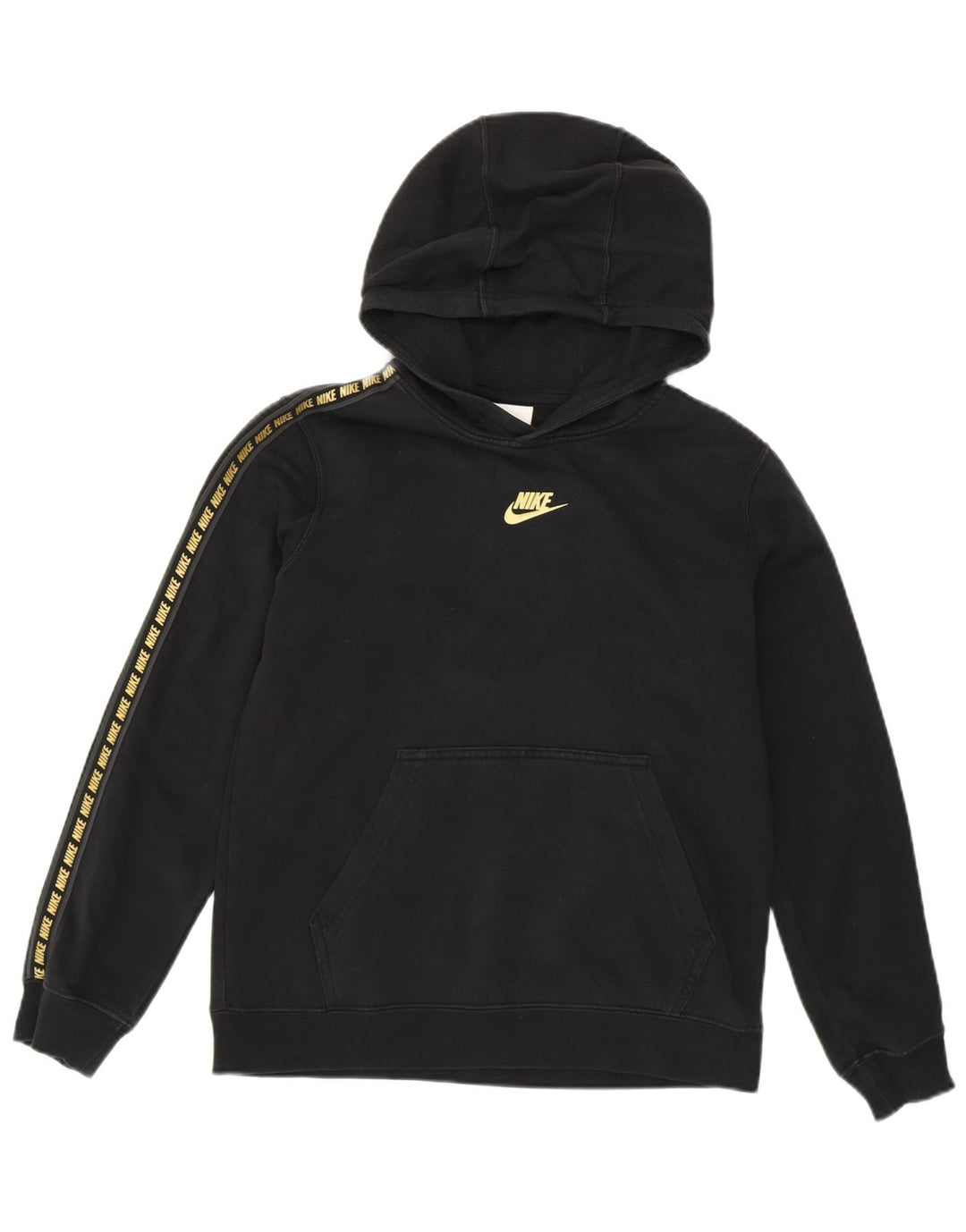 Dres dziewczęcy Nike o luźnym kroju z grafiką, duży, 12-13 lat, czarny, bawełniany