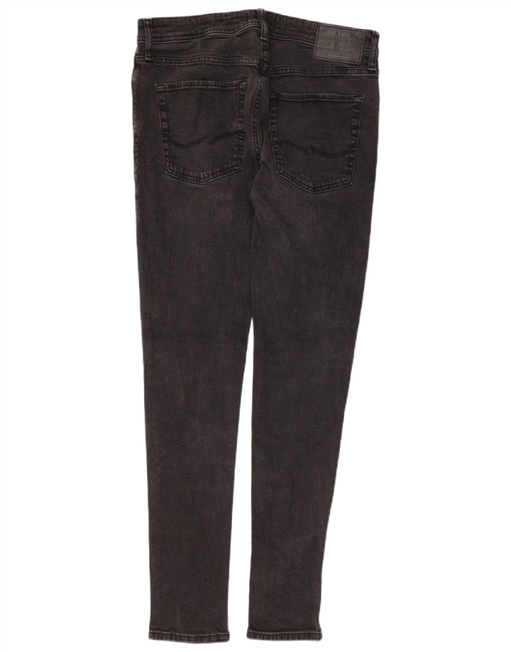 Męskie jeansy Jack & Jones Tom Skinny W32 L32 Czarne bawełniane