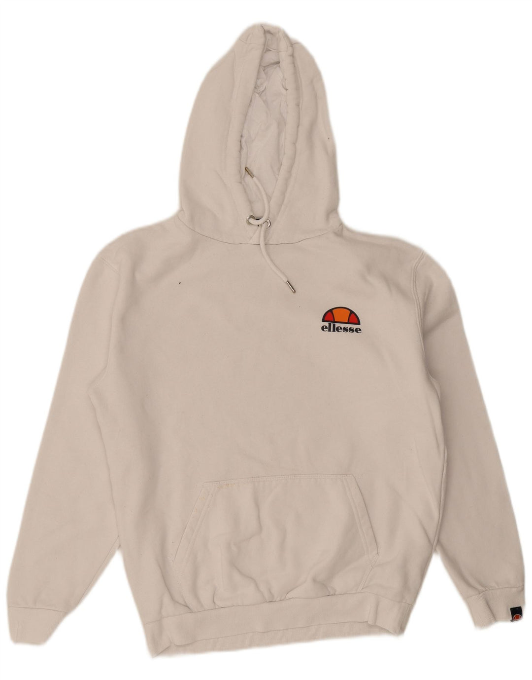Męski sweter z kapturem Ellesse, mały, biały, bawełniany
