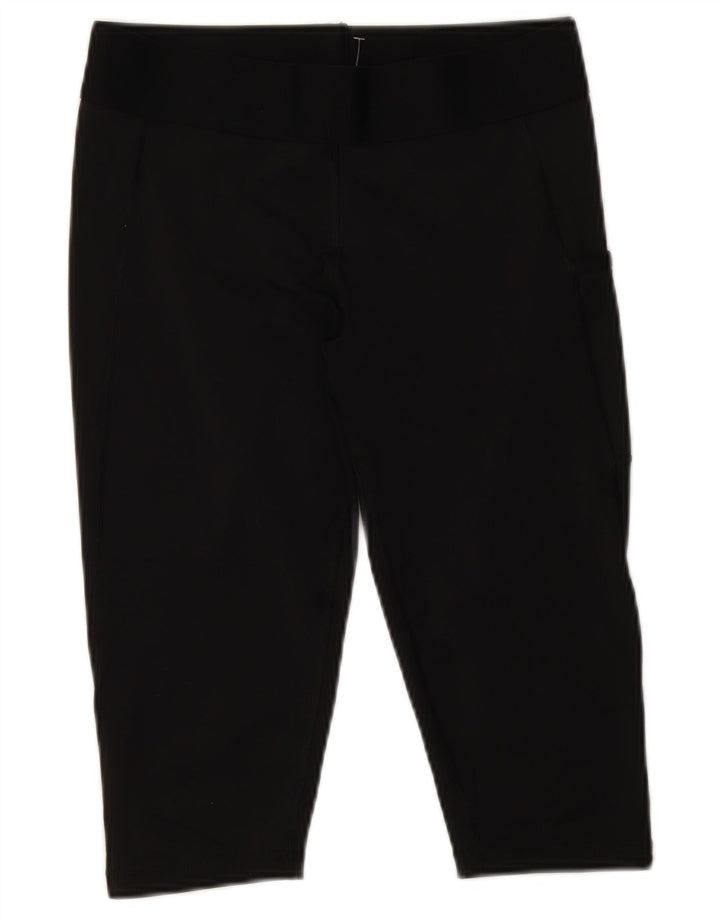 Damskie legginsy ADIDAS Graphic Capri UK 12/14 Średnia czerń
