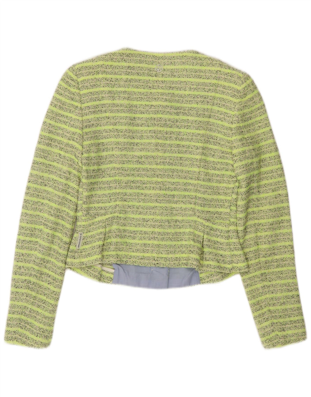 ARMANI JEANS Damska marynarka zapinana na 5 guzików IT 42 w średnie zielone paski