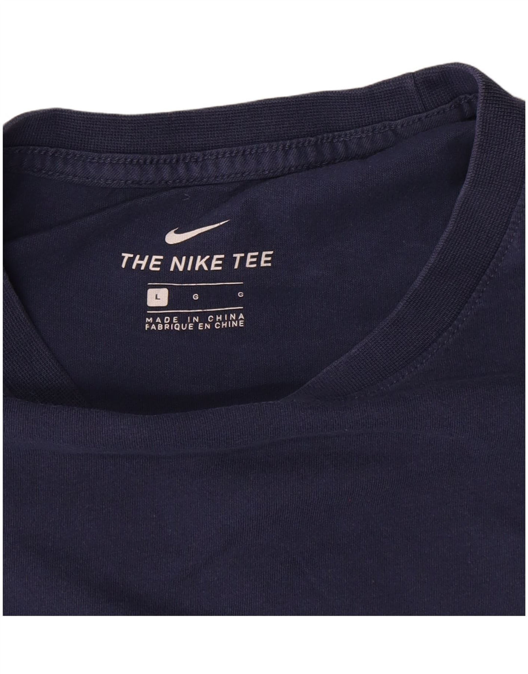 T-shirt męski Nike, duży, granatowy, bawełniany