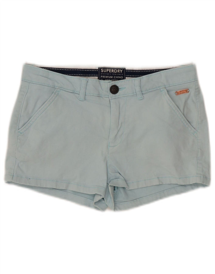 Damskie spodenki Chino SUPERDRY UK 6 XS W25 Niebieskie