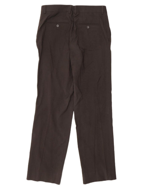 Męskie proste spodnie chino Zara EU 44 Large W34 L32 brązowe