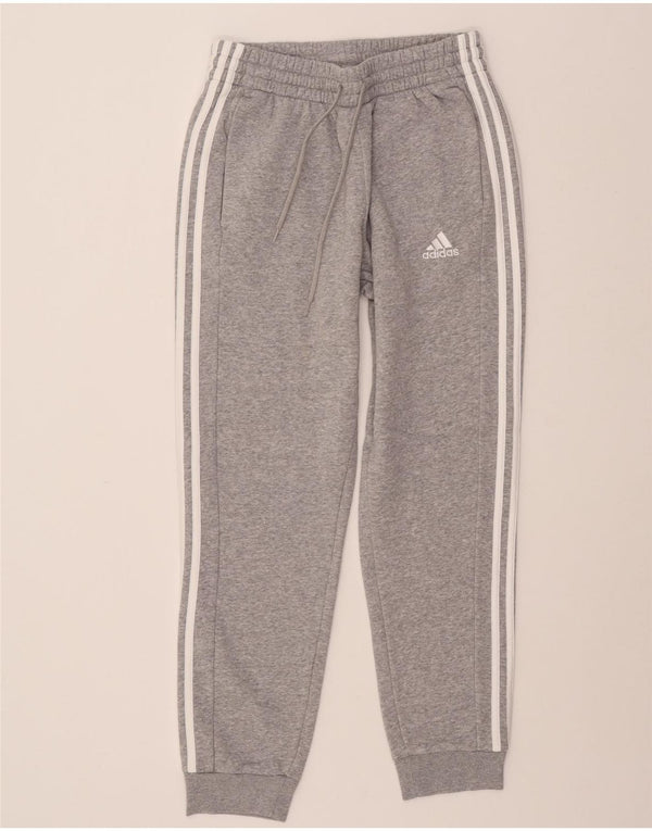 Damskie spodnie dresowe ADIDAS Joggers UK 14 Średnioszary, bawełniany