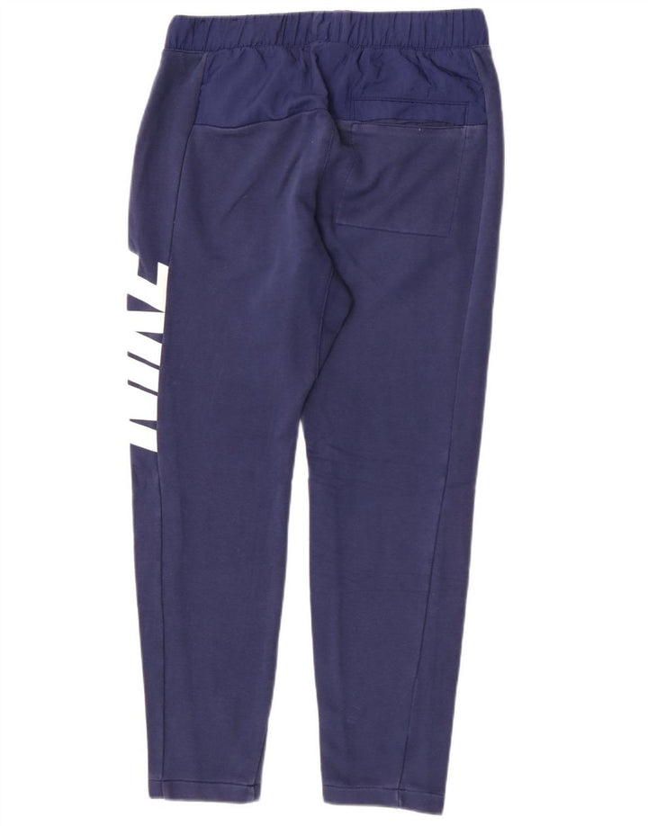 Męskie spodnie dresowe Nike Graphic, małe, niebieskie, bawełniane