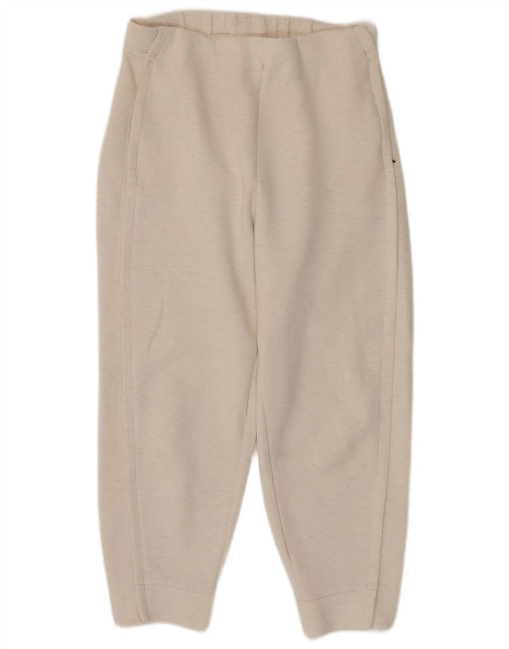 Damskie spodnie dresowe Adidas UK 12/14 Średnia biała bawełna