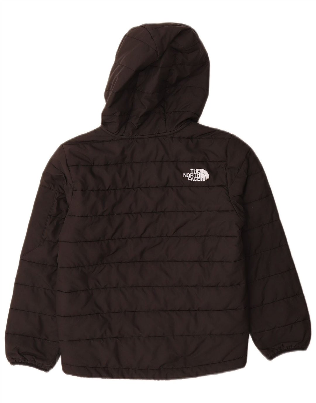 Wyściełana kurtka chłopięca z kapturem The North Face 9-10 lat, średni czarny poliester