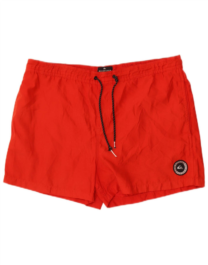 Męskie spodenki sportowe Quiksilver, duże, czerwone, poliestrowe
