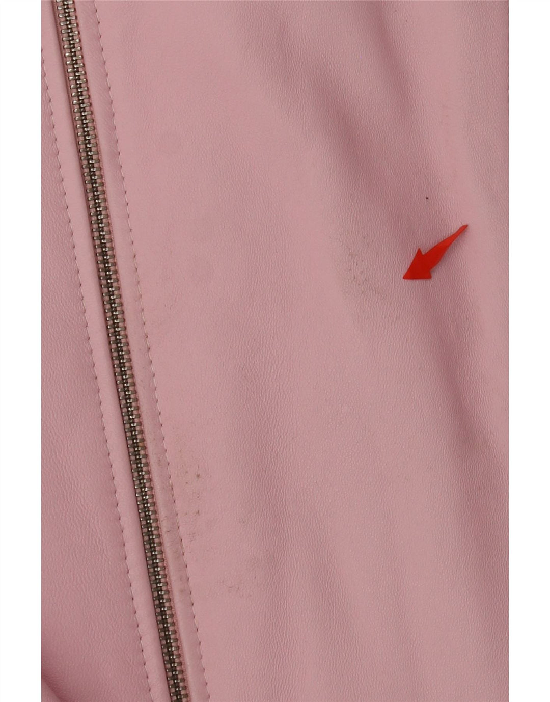 Damska kurtka skórzana CABRINI UK 16, duża różowa skóra