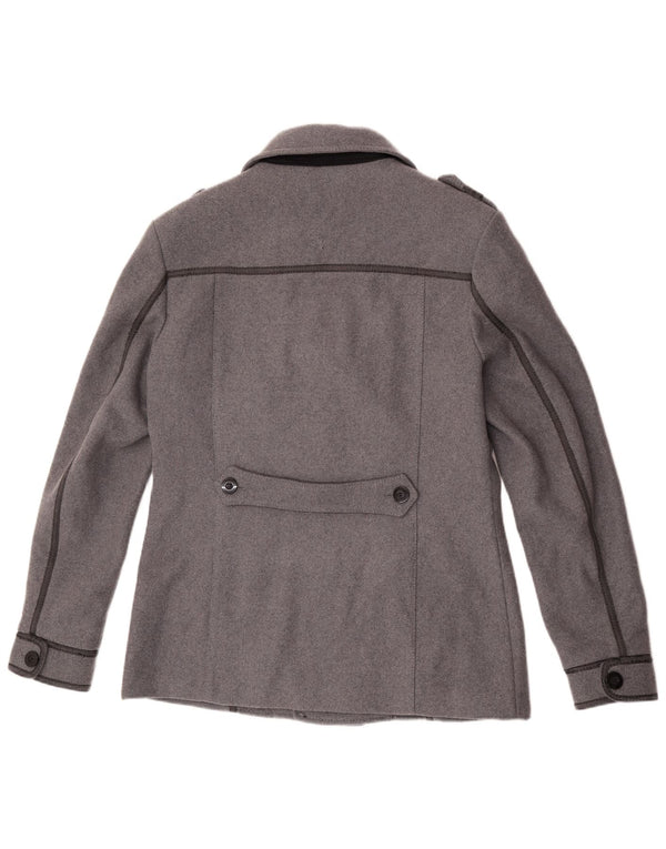 Płaszcz męski Zu Elements, UK 42 XL, szara wełna