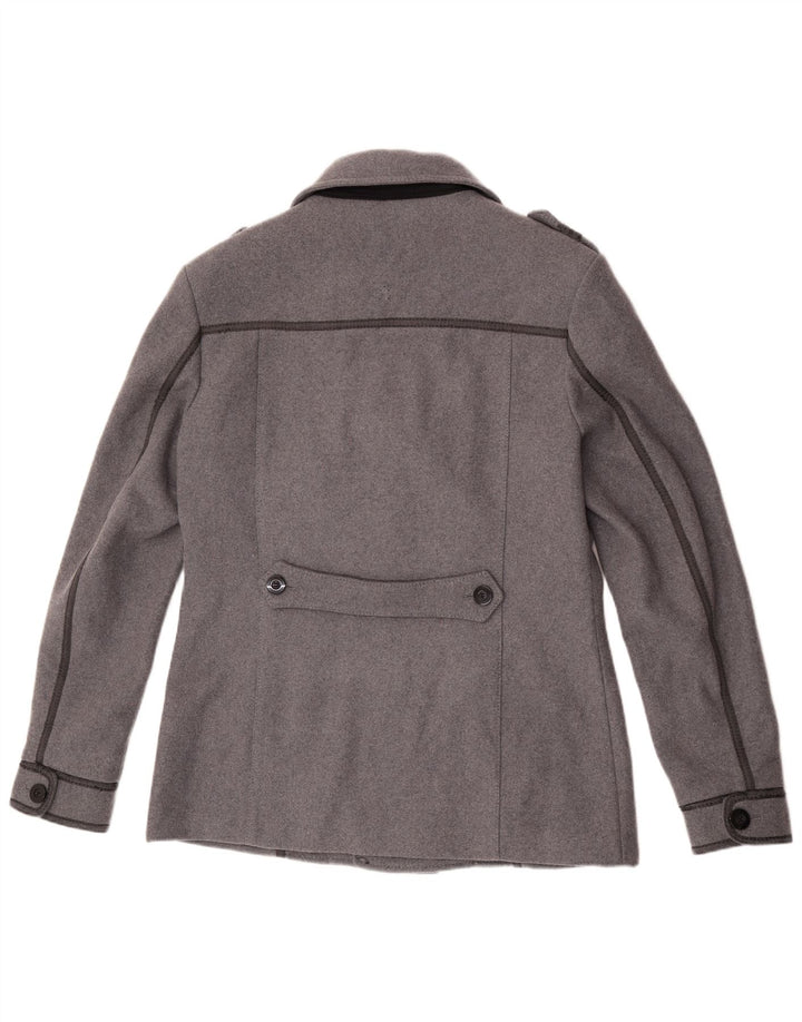 Płaszcz męski Zu Elements, UK 42 XL, szara wełna