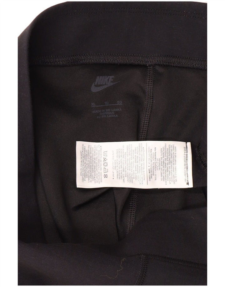 Damskie legginsy NIKE Graphic UK 18 XL, czarne, bawełniane