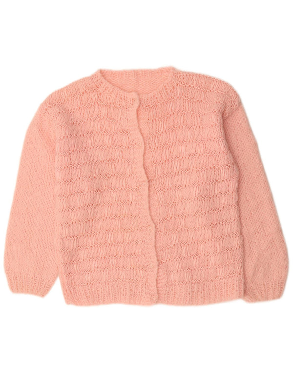 Sweter damski VINTAGE UK 18 XL, różowy akryl