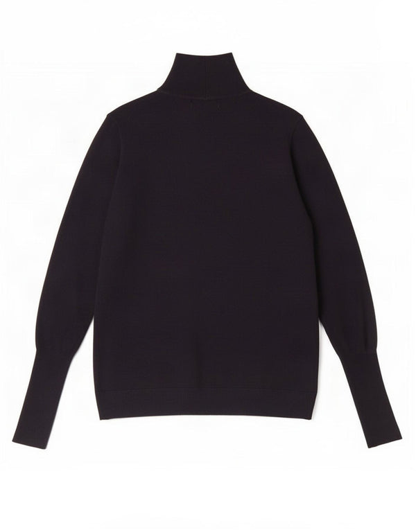 Sweter damski Zara z golfem UK 14, średni granatowy, modal