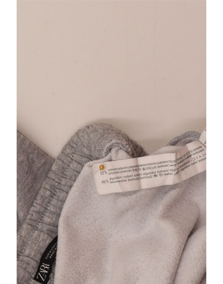 Damskie spodnie dresowe Zara Joggers UK 12 Średni szary, nakrapiany poliester