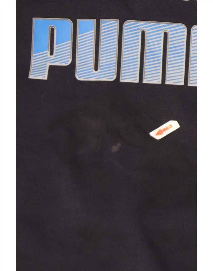 Męska bluza z kapturem Puma z grafiką, średnia czarna