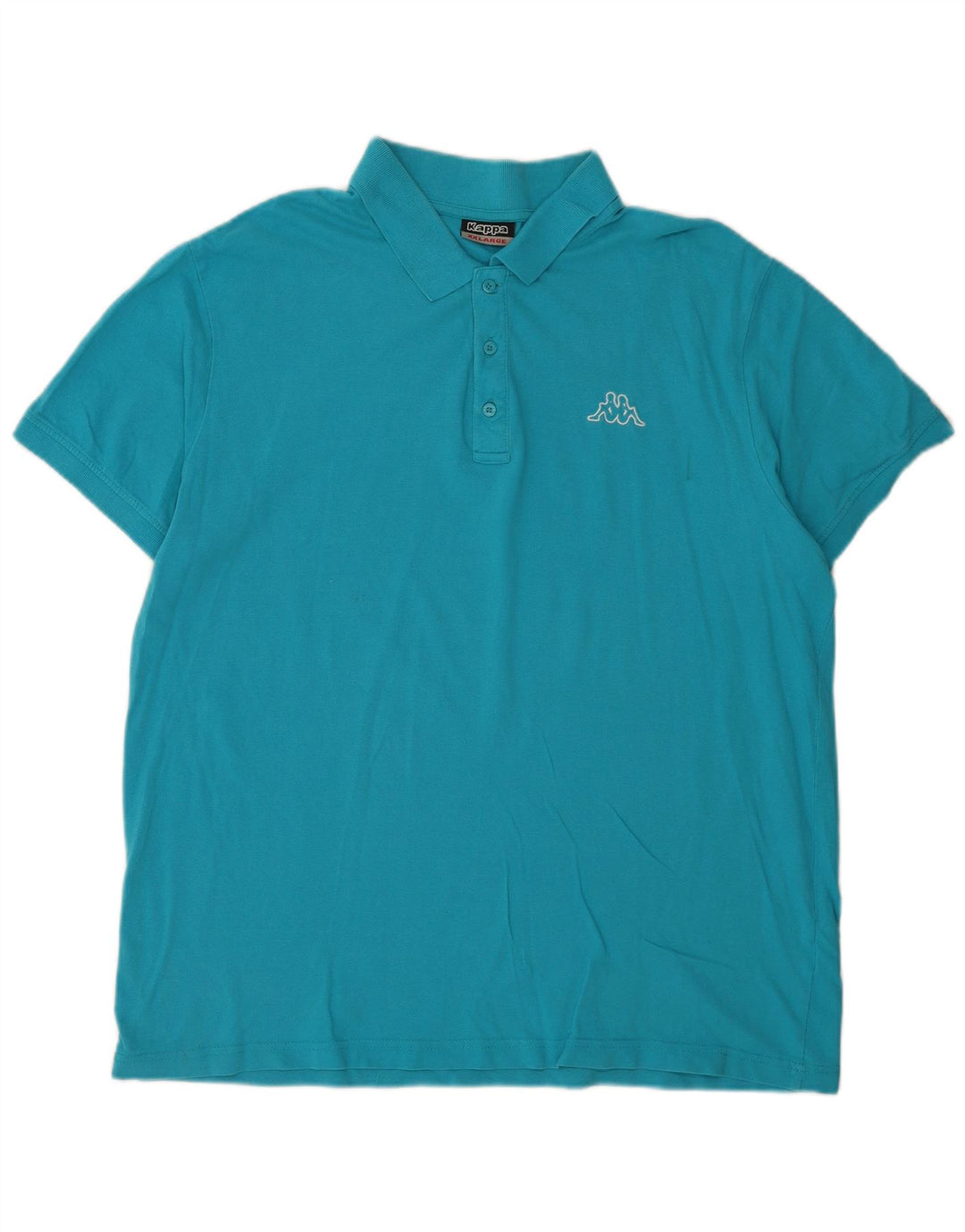 Męska koszulka polo Kappa 2XL, niebieska, bawełniana