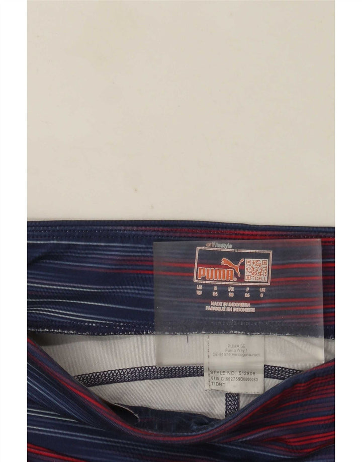 Damskie legginsy Capri Puma UK 8 w małe wielokolorowe paski