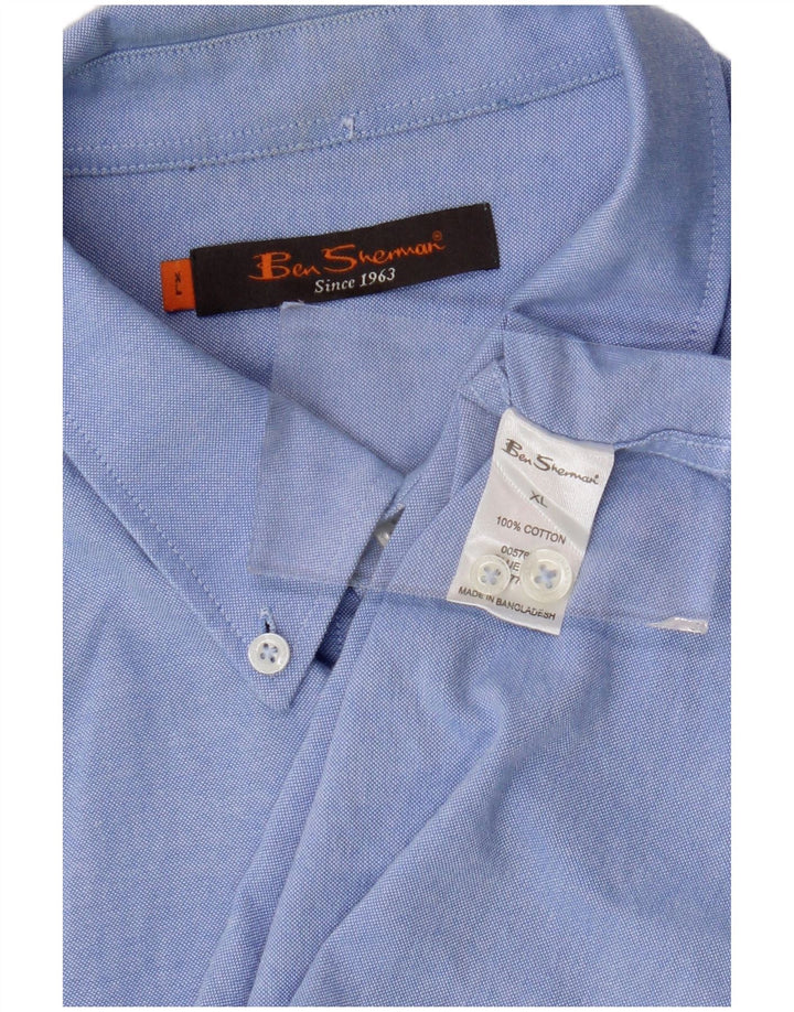 Koszula męska Ben Sherman XL, niebieska, bawełniana