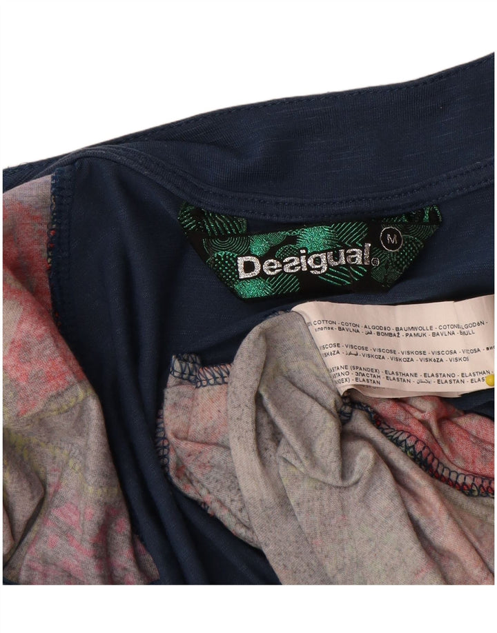 Desigual damska graficzna sukienka bąbelkowa UK 12, średnia, wielokolorowa, geometryczna