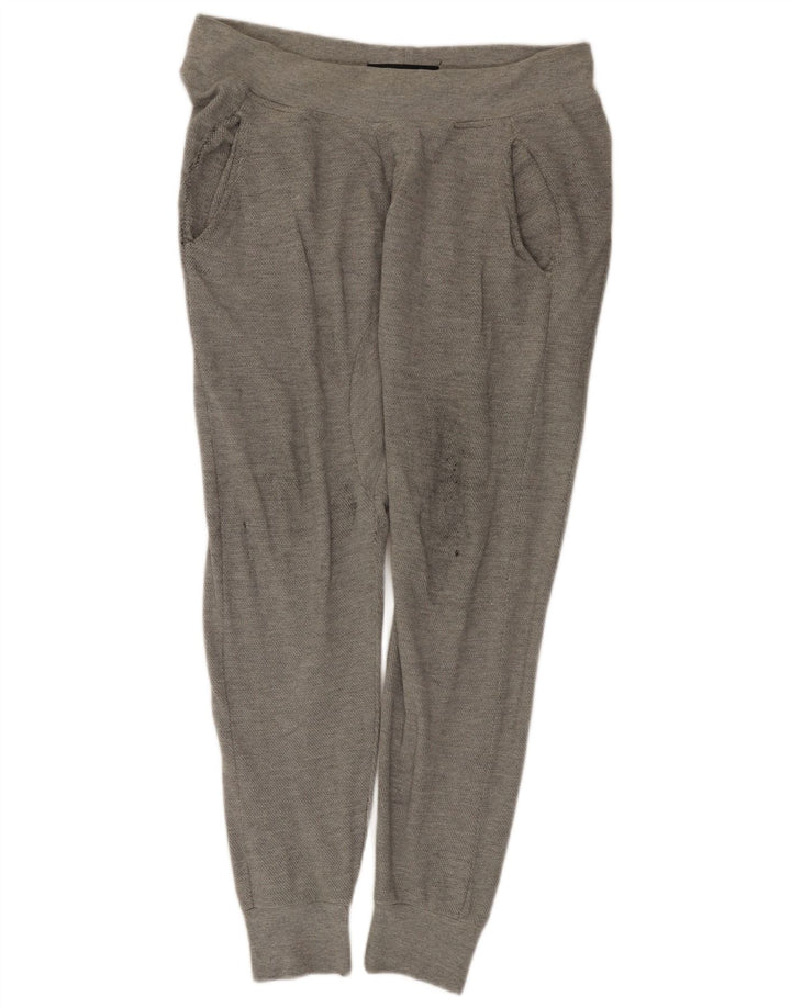 Męskie spodnie dresowe Zara Joggers, duże, szare nakrapiane