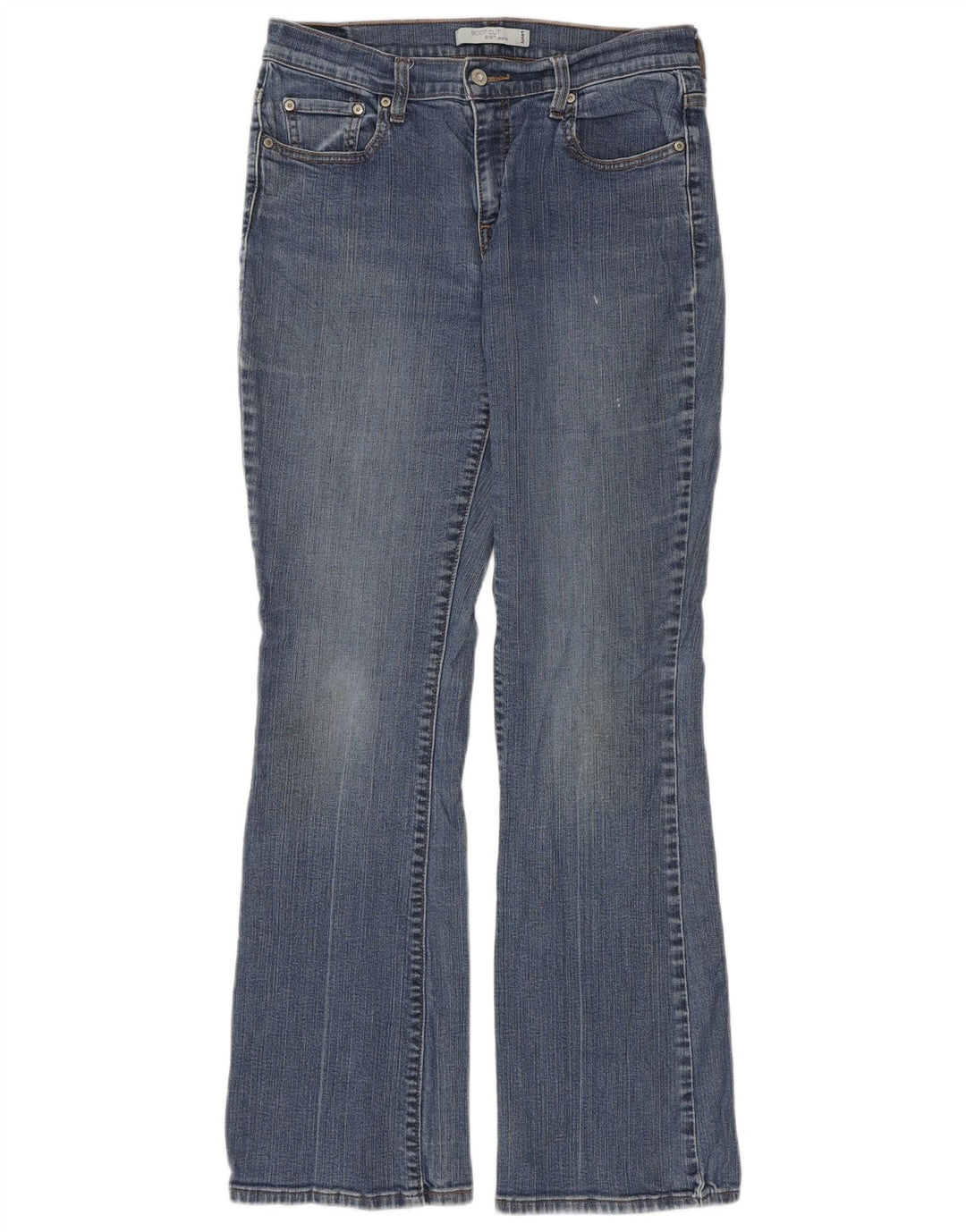 Damskie jeansy Levi's 515 Bootcut US 10 Large W30 L33 Niebieska bawełna