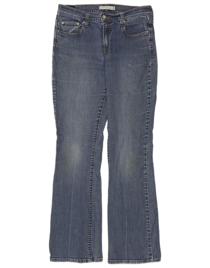 Damskie jeansy Levi's 515 Bootcut US 10 Large W30 L33 Niebieska bawełna