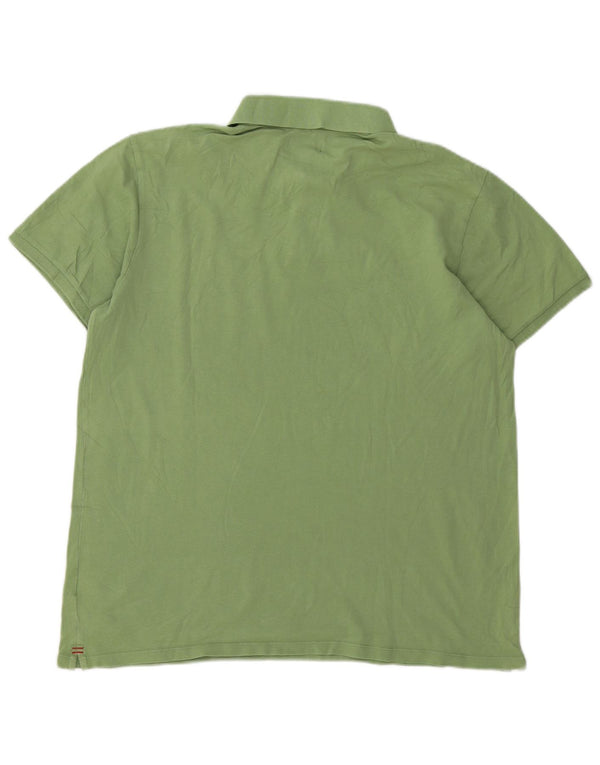 Męska koszulka polo Woolrich XL, zielona bawełna